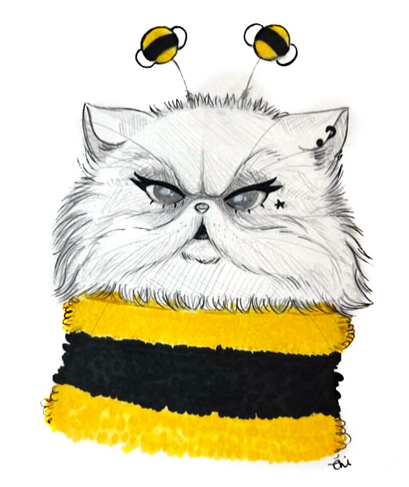 "Bee Kitty Girl" by Thi Nuyen